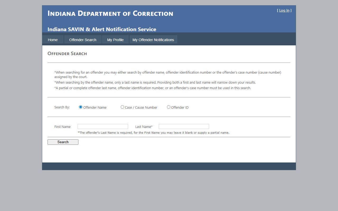 Fulton County arrest records Indiana SAVIN offender search