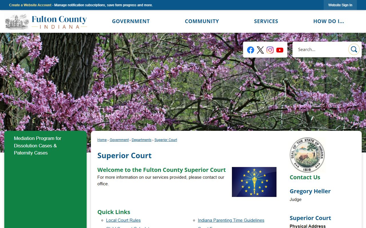 Fulton County court records Superior Court page