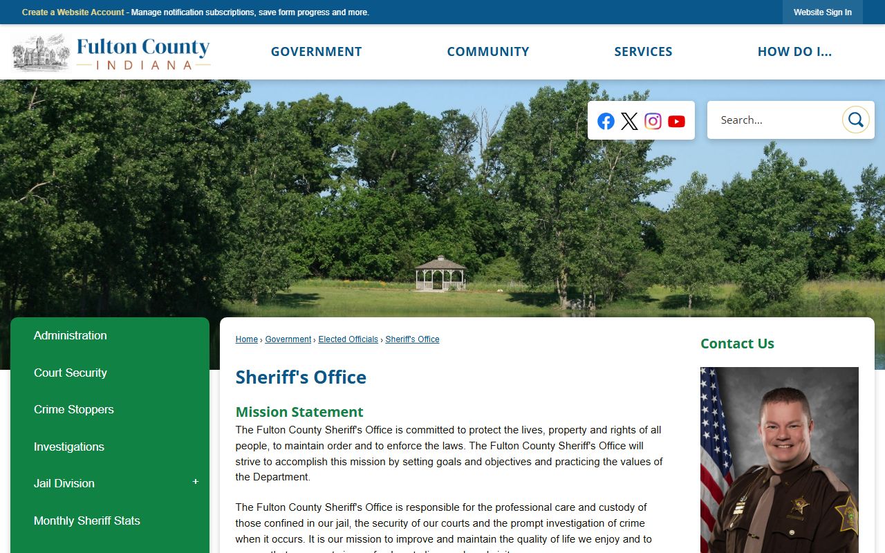 Fulton County court records Sheriff's Office page